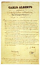 Lettere Patenti del re Carlo Alberto 17 febbraio 1848