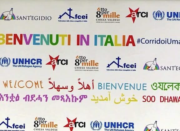 Corridoi umanitari, arrivate 144 persone dalla Libia