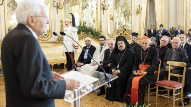 Patto delle religioni, le parole di Mattarella e Garrone